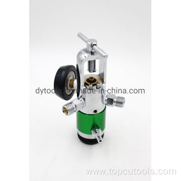 Full Brass Cga870 Pin Yoke Medical Oxygen Regulator with T Handle